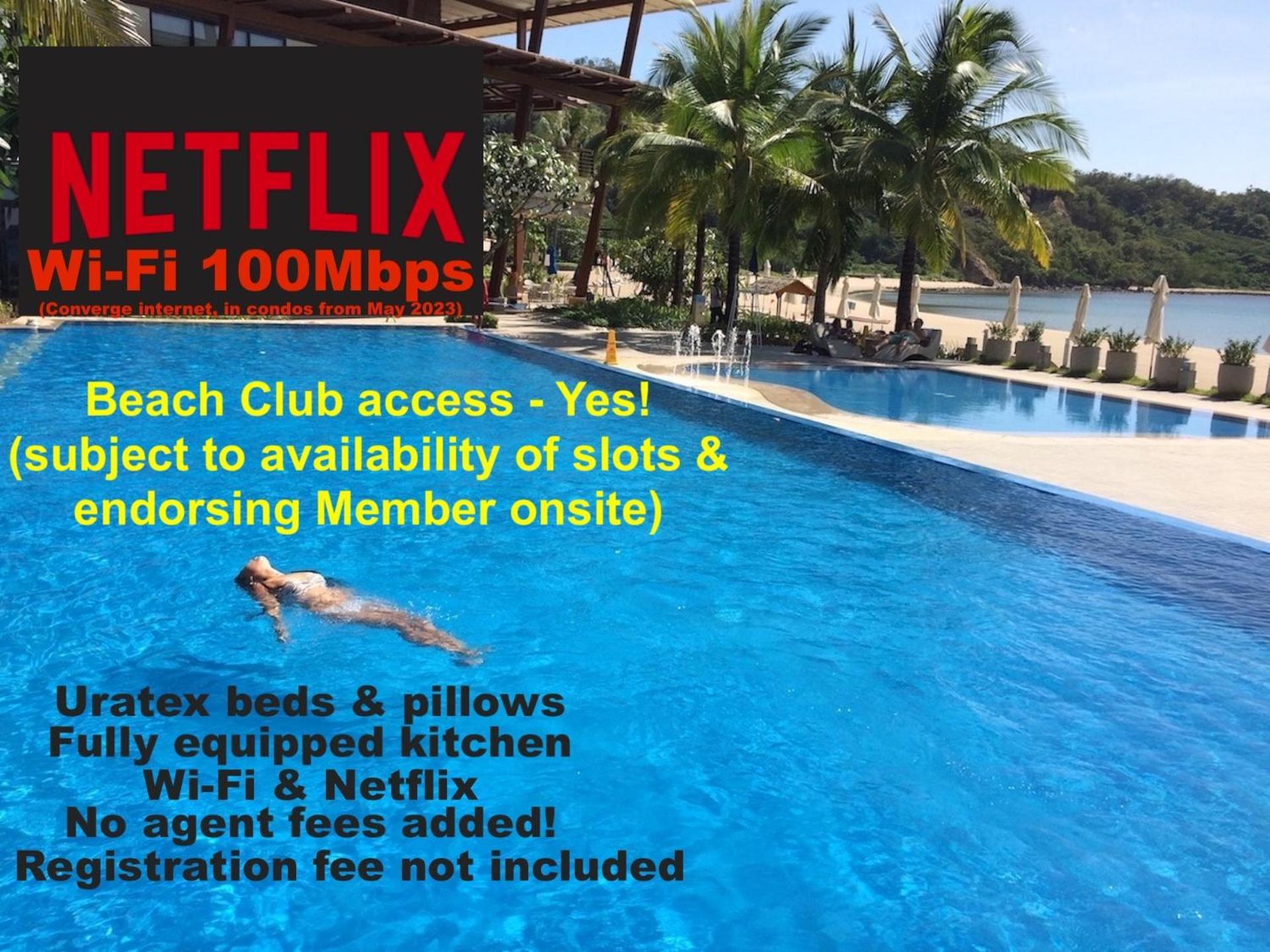 Beach Condos At Pico De Loro Cove - Wi-Fi & Netflix, 42-50"Tvs With Cignal Cable, Uratex Beds & Pillows, Equipped Kitchen, Balcony, Parking - Guest Registration Fee Is Not Included ناسوجبو المظهر الخارجي الصورة